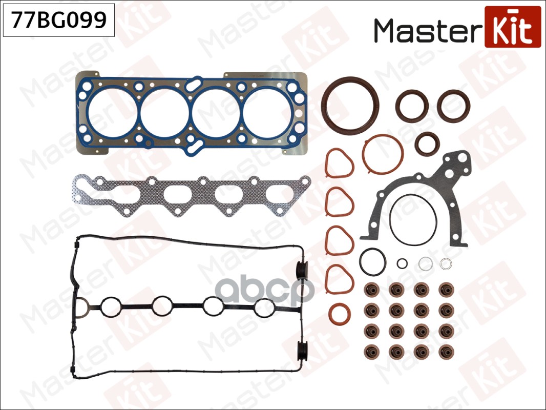 

Комплект Прокладок Daewoo/Chevrolet 1.4/1.6 F14d3/F16d3/Lxt/L14 MasterKit 77BG099