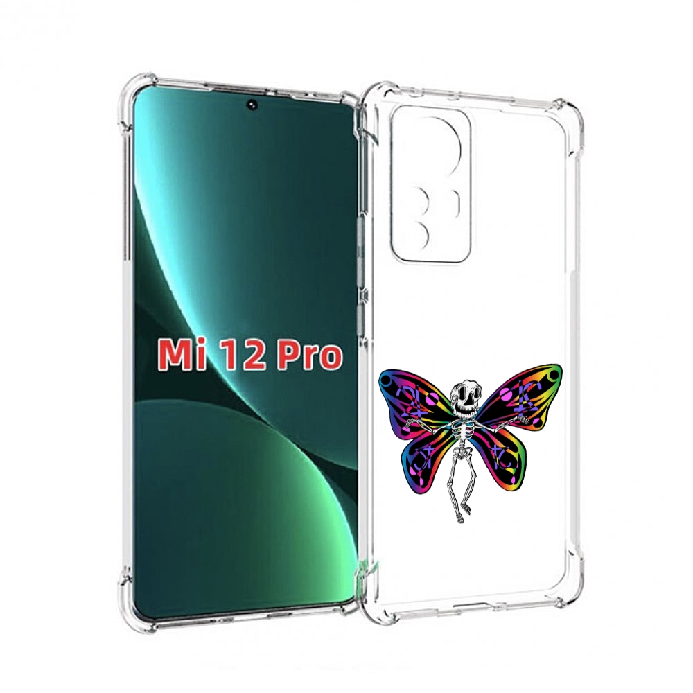 

Чехол MyPads эффект бабочки для Xiaomi 12S Pro, Прозрачный, Tocco