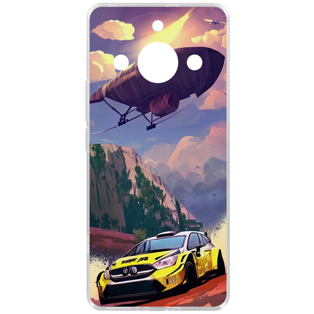 

Чехол-накладка Krutoff Clear Case Гонка для Realme 11 Pro+, Прозрачный