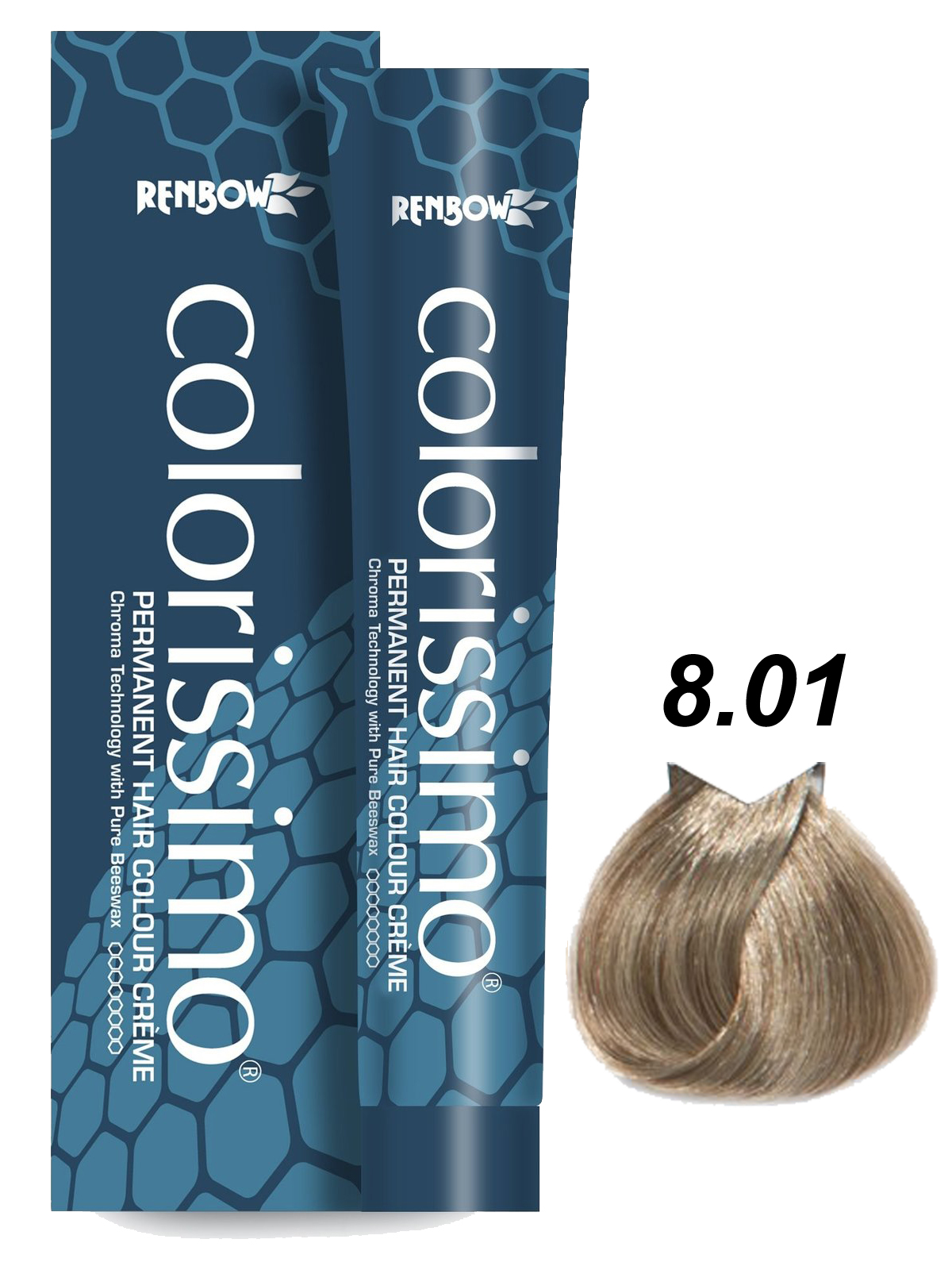 

Краска COLORISSIMO 8.01 светлый нордический пепельный блондин 100 мл