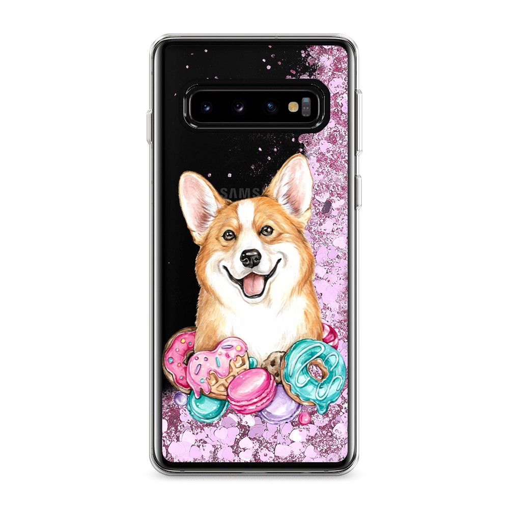 

Чехол Awog на Samsung Galaxy S10 "Корги и сладости", Разноцветный, 27094-1