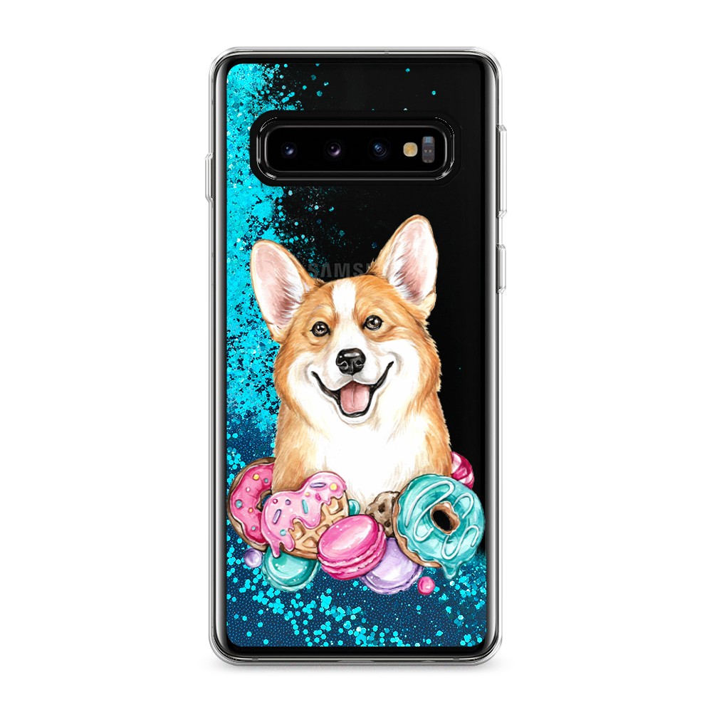 

Чехол Awog на Samsung Galaxy S10 "Корги и сладости", Разноцветный, 27093-1