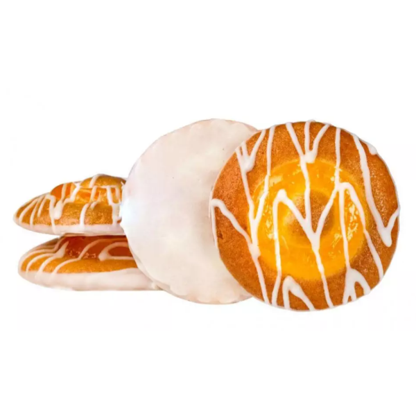 Печенье сдобное Печенюш Апельсинович с апельсином в белой глазури 2кг