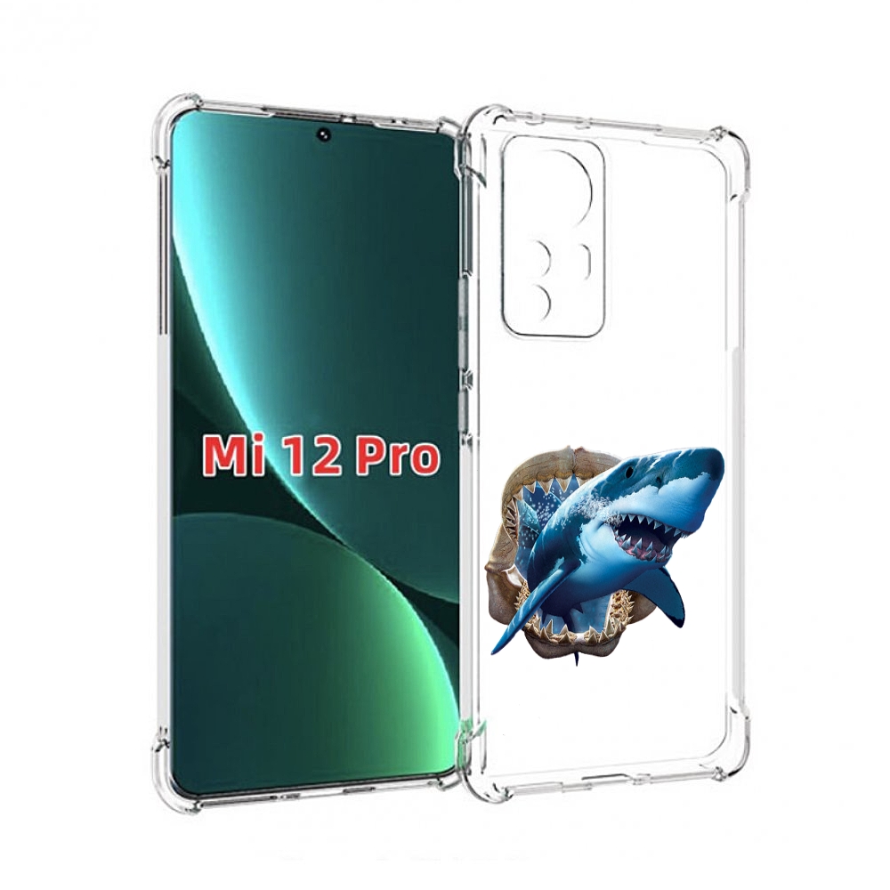 

Чехол MyPads челюсти для Xiaomi 12S Pro, Прозрачный, Tocco
