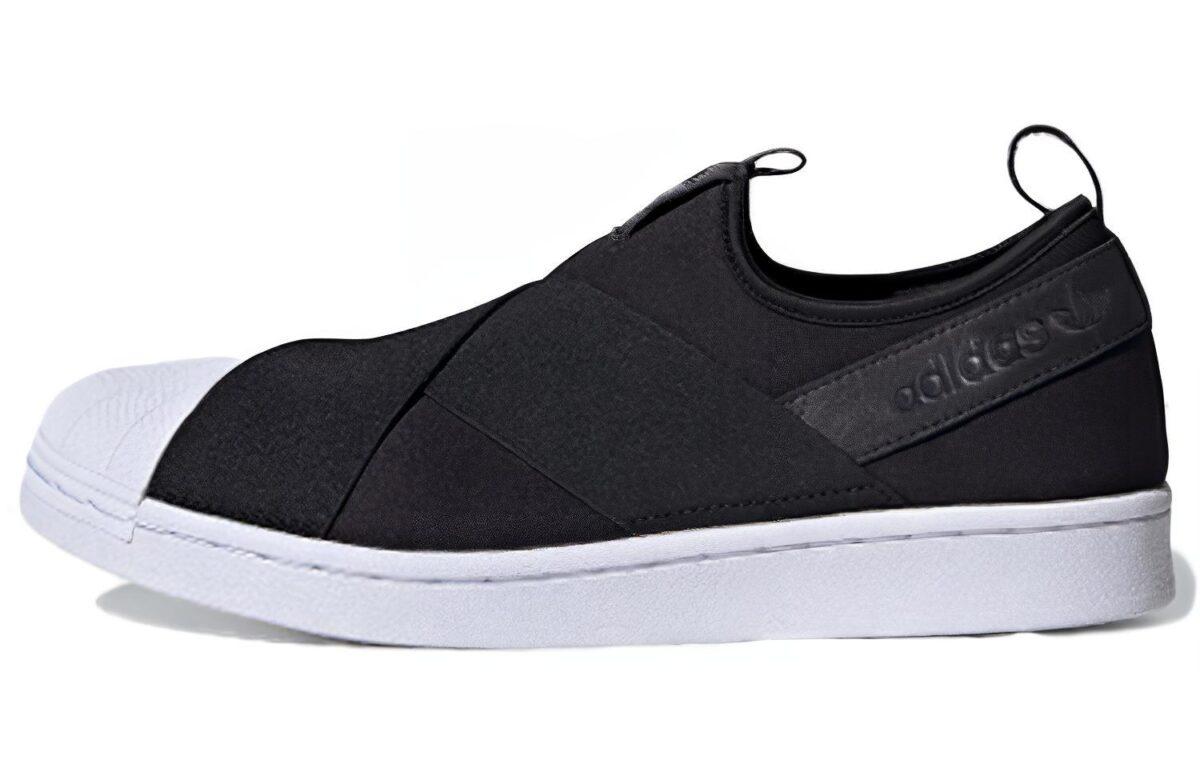 

Кеды унисекс Adidas Superstar Slip On черные 37 EU, Черный, Superstar Slip On