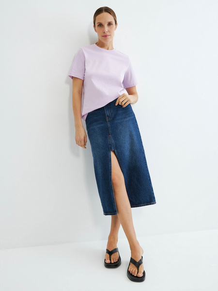 

Футболка женская ZARINA 3123501401 фиолетовая 2XL, 3123501401