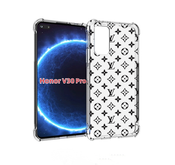 

Чехол бампер MyPads стильный-принт-на для Honor V30 Pro, Прозрачный, Tocco