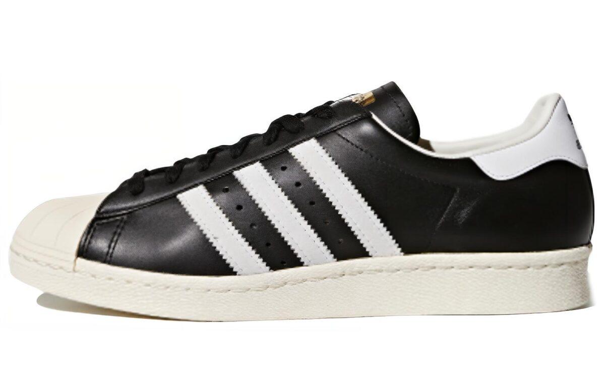 

Кеды унисекс Adidas Superstar 80S черные 38 EU, Черный, Superstar 80S