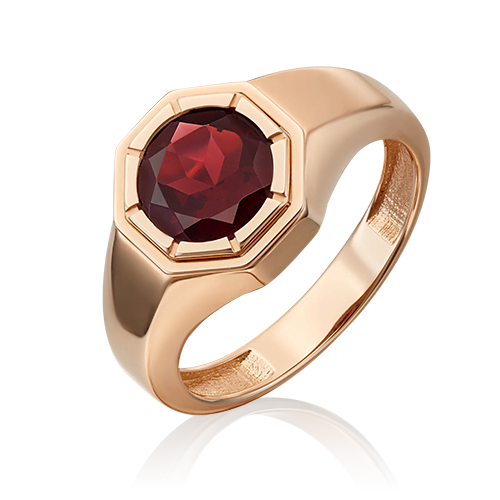 

Кольцо из золота р. 18,5 PLATINA jewelry 01-5324-00-204-1110-46, гранат, 01-5324-00-204-1110-46