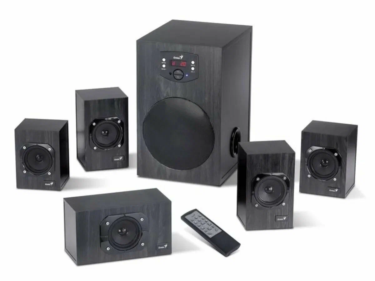 

Комплект акустических систем Genius SW-HF5 1 4500 V2 Black, Черный, SW-HF5 1 4500 V2