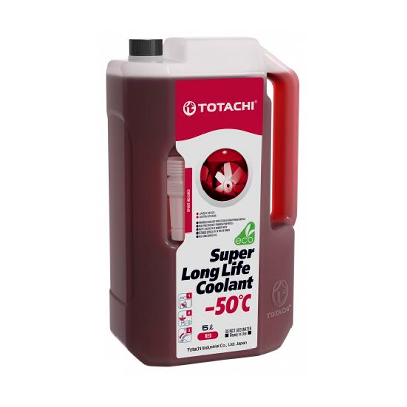 Охлаждающая жидкость TOTACHI SUPER LLC Red -50C 5л