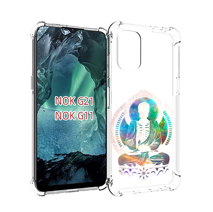 

Чехол Mypads Умный Скелет Для Nokia G11/G21, Прозрачный, Tocco