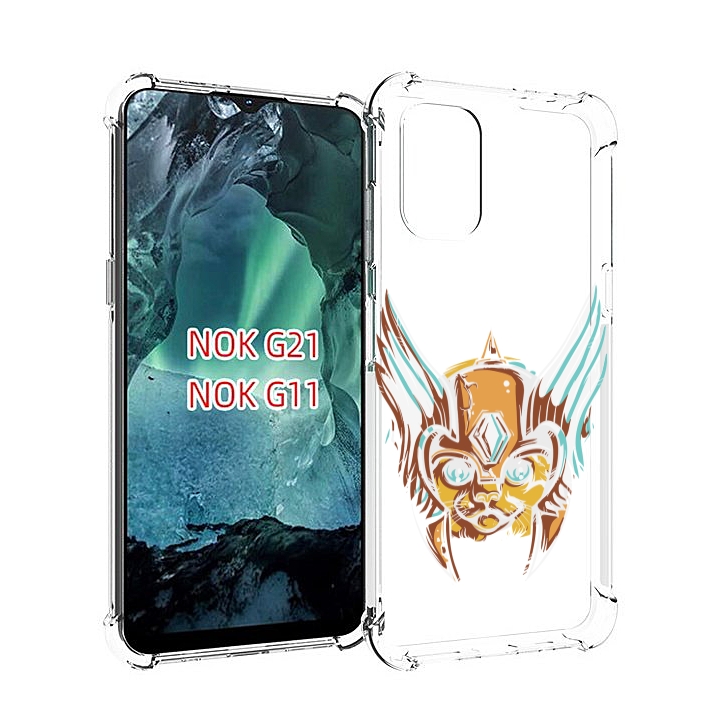 

Чехол Mypads Тор Абстракция Для Nokia G11/G21, Прозрачный, Tocco