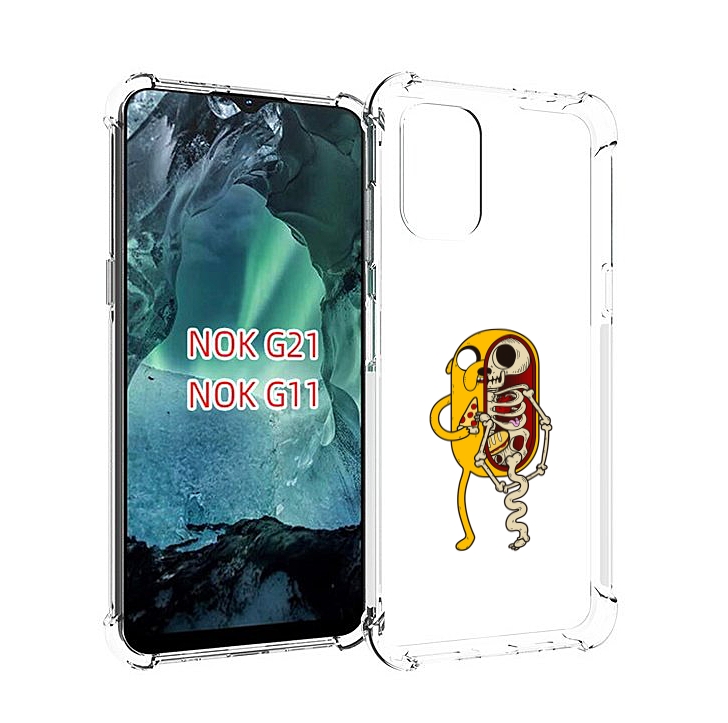 

Чехол Mypads Джейк Скелет Для Nokia G11/G21, Прозрачный, Tocco
