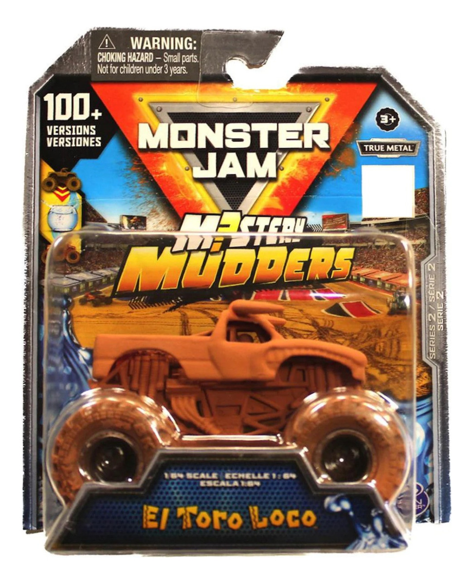 Машинка Monster Jam 1:64 Mystery Mudders Эль Торо Локо 6065345