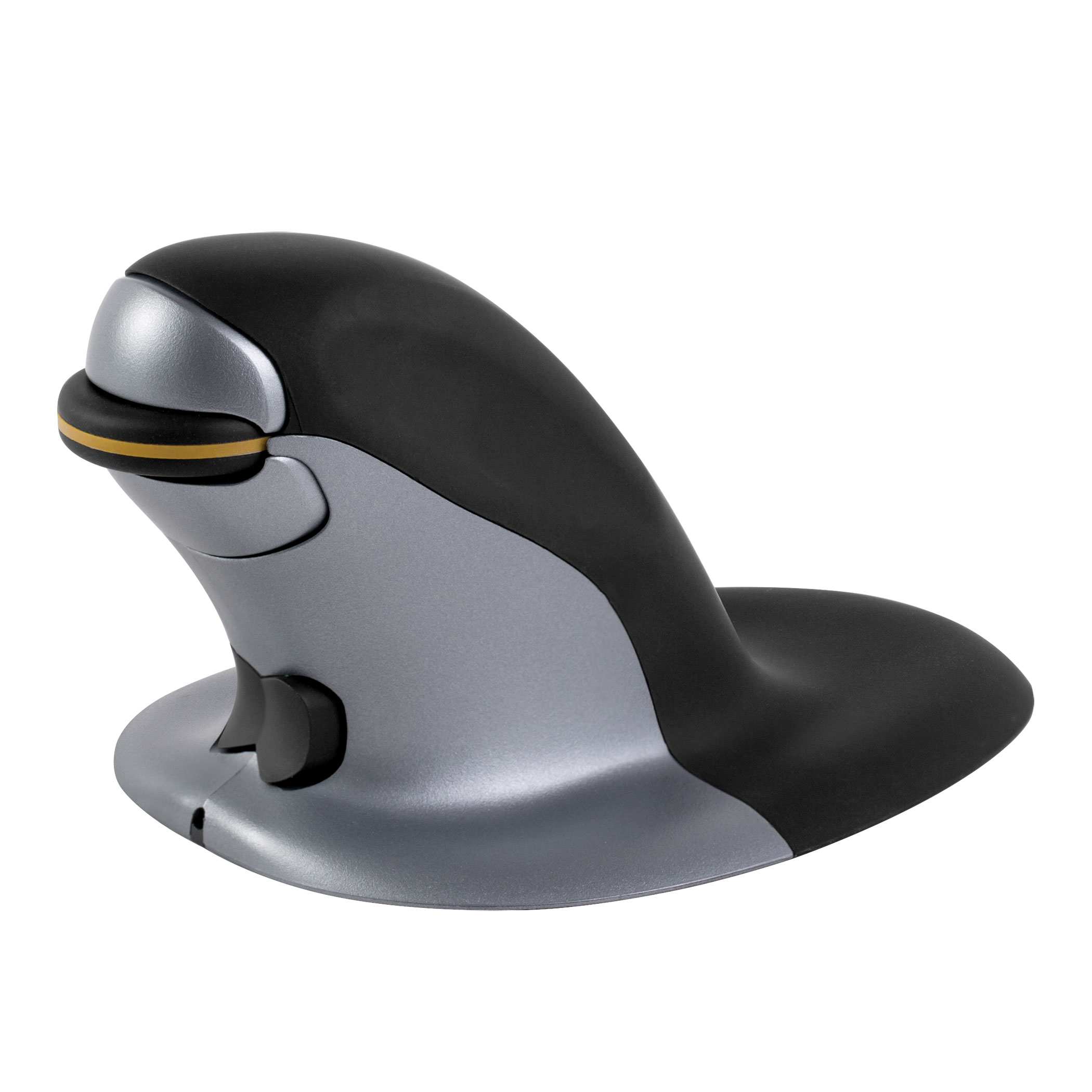 Беспроводная вертикальная мышь FELLOWES Penguin FS-98945 Black/Silver