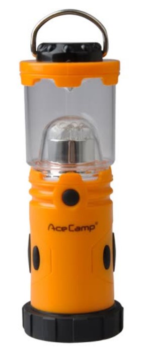 фото Походный (кемпинговый) фонарь acecamp 1014, оранжевый / черный ace camp