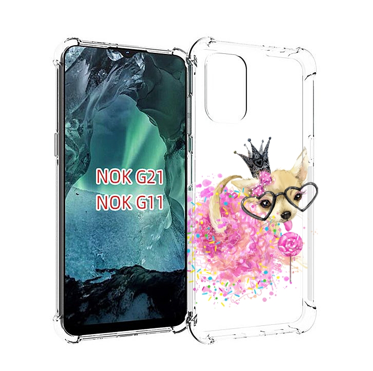 

Чехол Mypads Сладкая Принцесса Для Nokia G11/G21, Прозрачный, Tocco