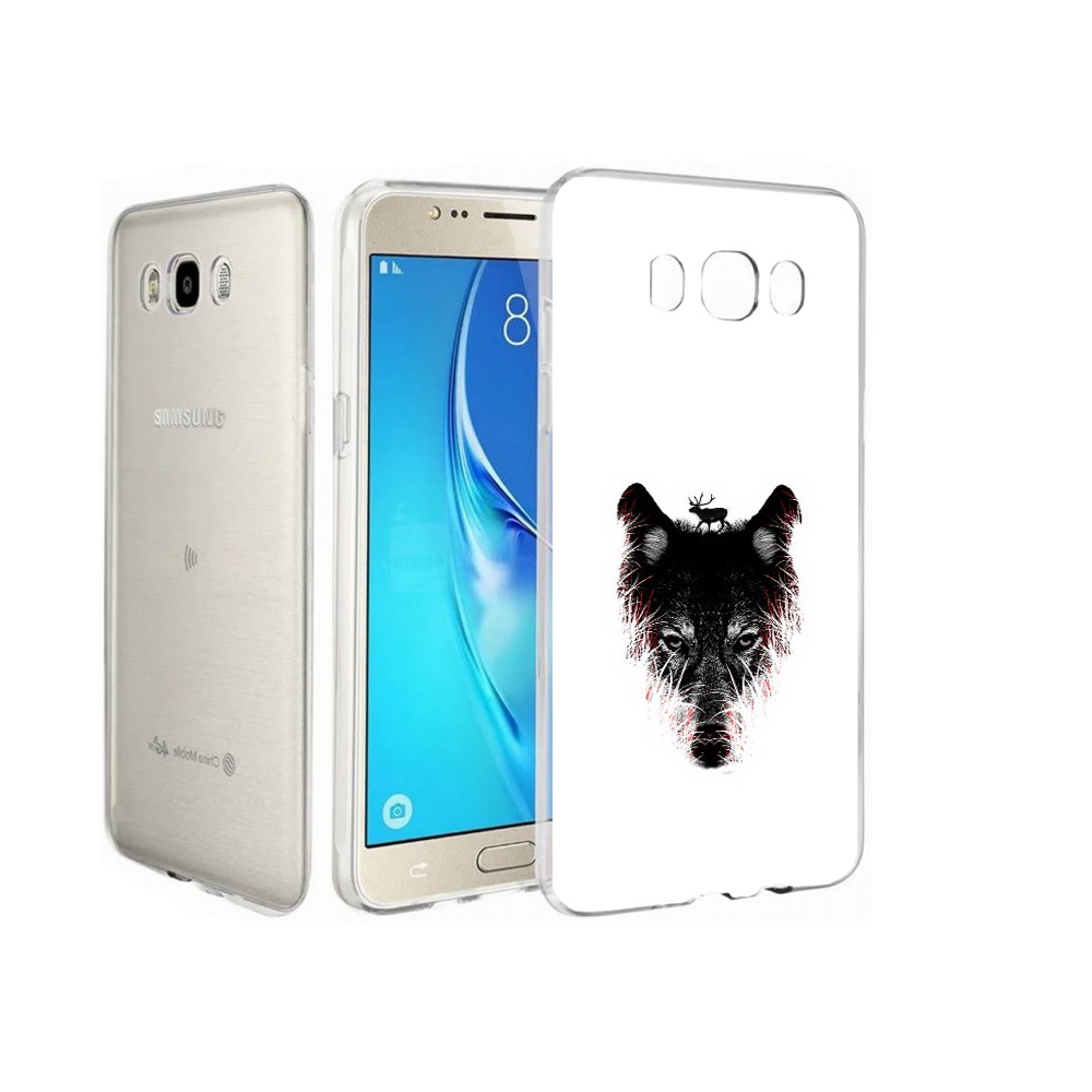 

Чехол MyPads Tocco для Samsung Galaxy J7 волк в траве, Прозрачный, Tocco
