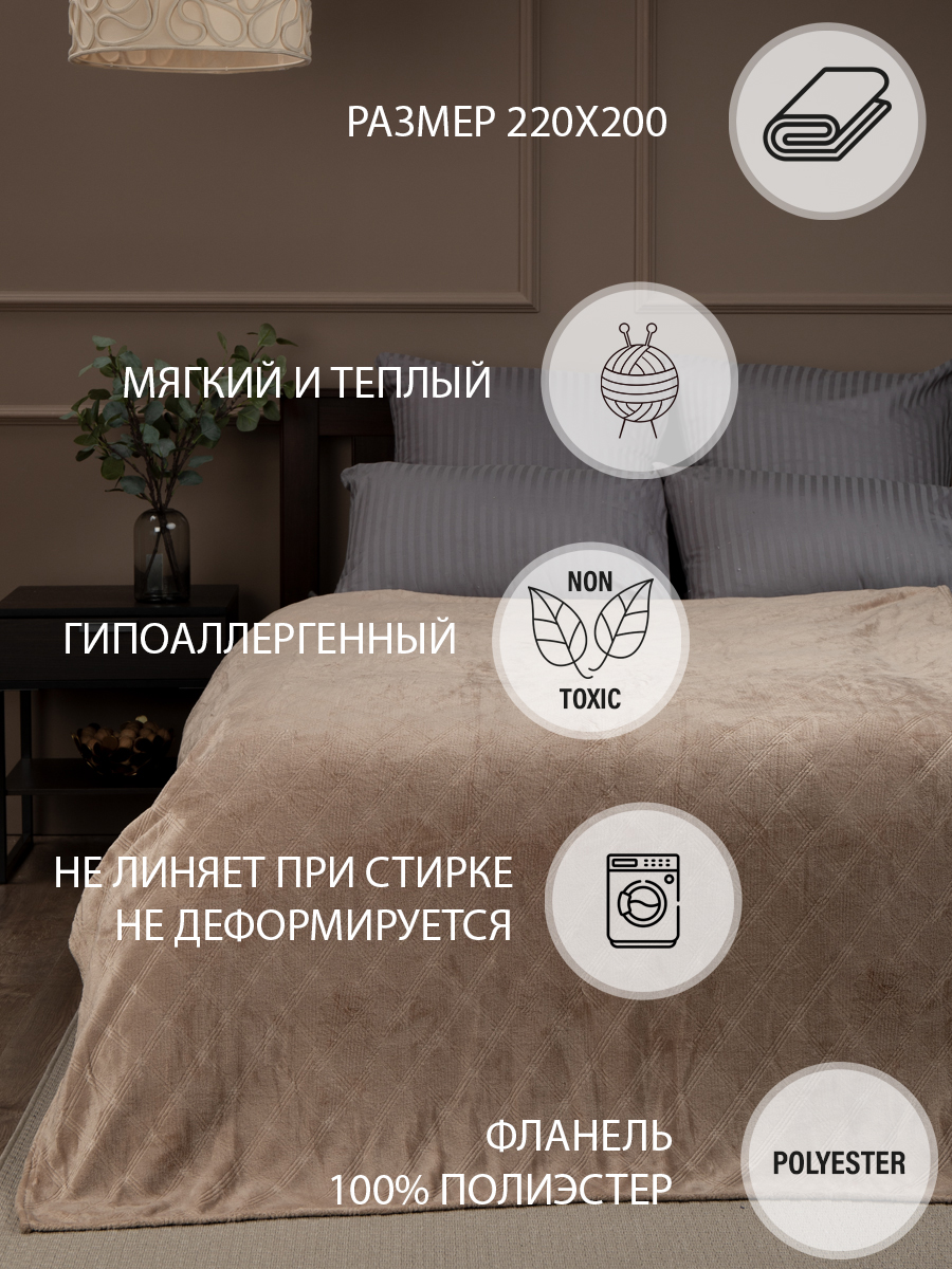 

Плед TexRepublic 14507_2 220x200 см