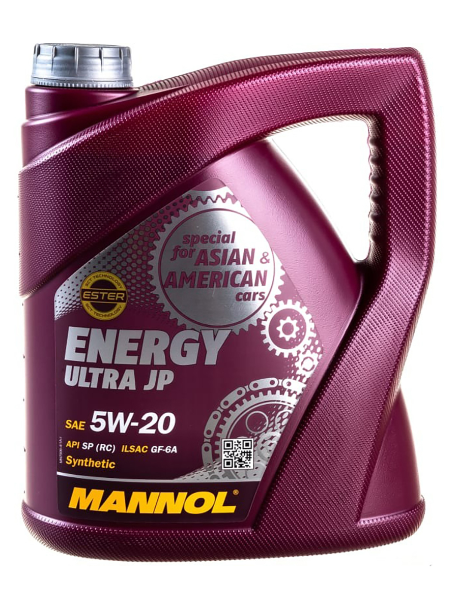 

Моторное масло MANNOL ENERGY ULTRA JP SAE 5W20 4л