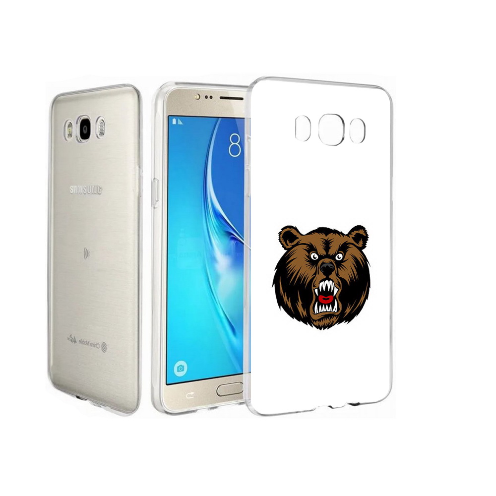 

Чехол MyPads Tocco для Samsung Galaxy J7 бурый, Прозрачный, Tocco