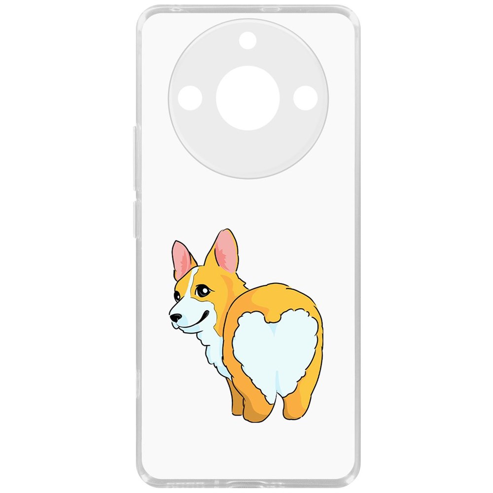 

Чехол-накладка Krutoff Clear Case Рисованный корги вид 2 для Realme 11 Pro+, Прозрачный