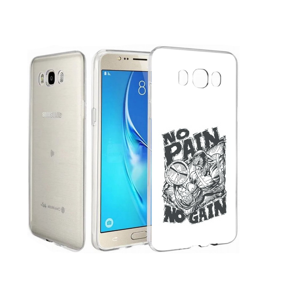 

Чехол MyPads Tocco для Samsung Galaxy J7 бодибилдинг тяжелая работа, Прозрачный, Tocco