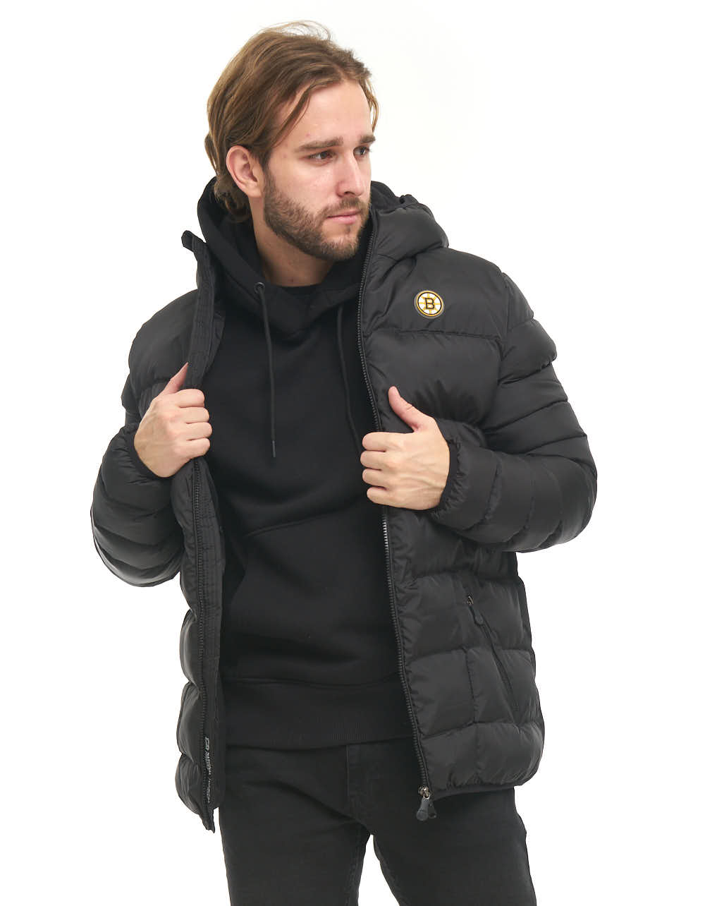 Куртка мужская Atributika&Club Бостон Брюинз 57550 черная XL