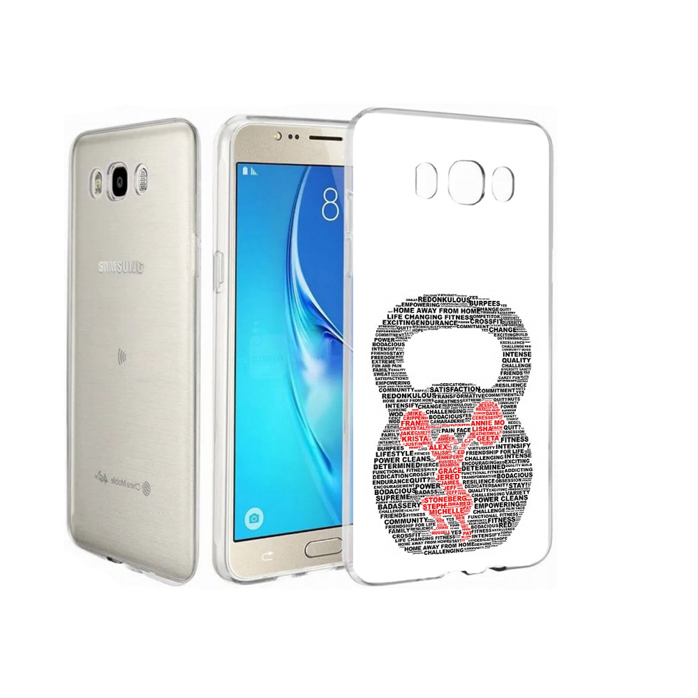 

Чехол MyPads Tocco для Samsung Galaxy J7 бодибилдинг гиря из слов, Прозрачный, Tocco