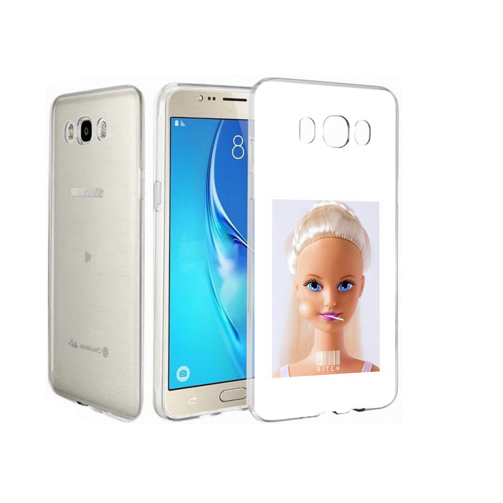 

Чехол MyPads Tocco для Samsung Galaxy J7 барби, Прозрачный, Tocco