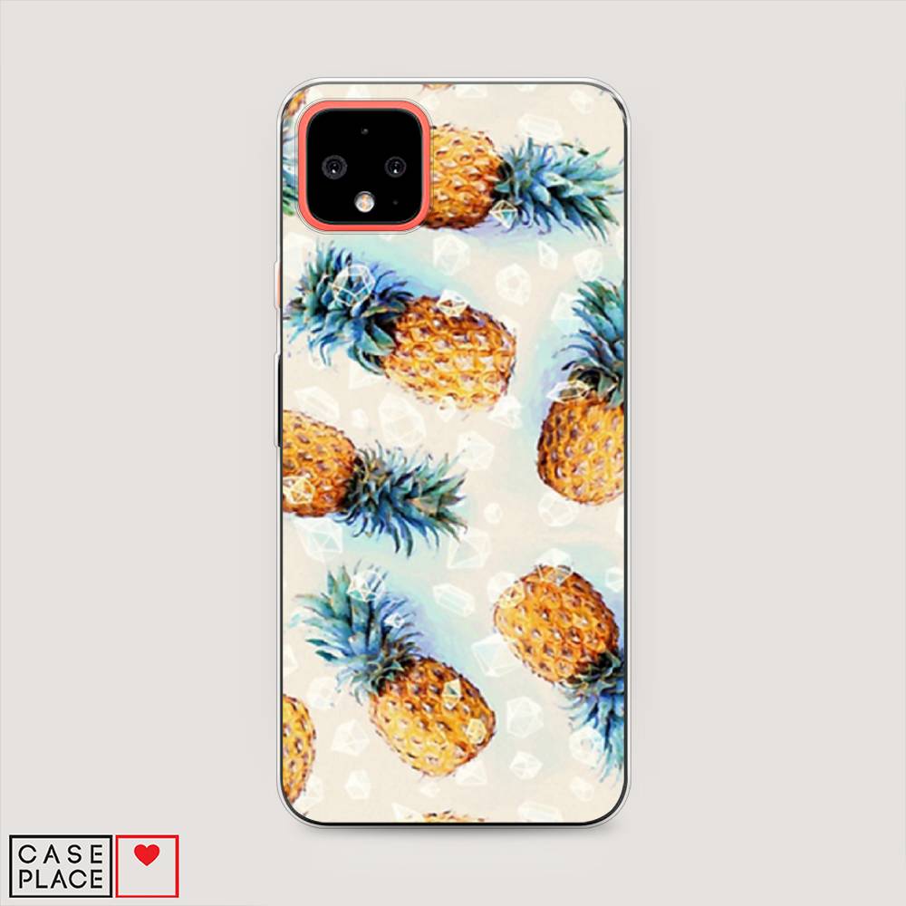 

Чехол Awog на Google Pixel 4 XL "Ананасы", Разноцветный, 270550-3