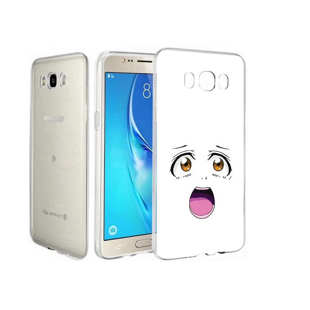

Чехол MyPads Tocco для Samsung Galaxy J7 аниме лицо, Прозрачный, Tocco