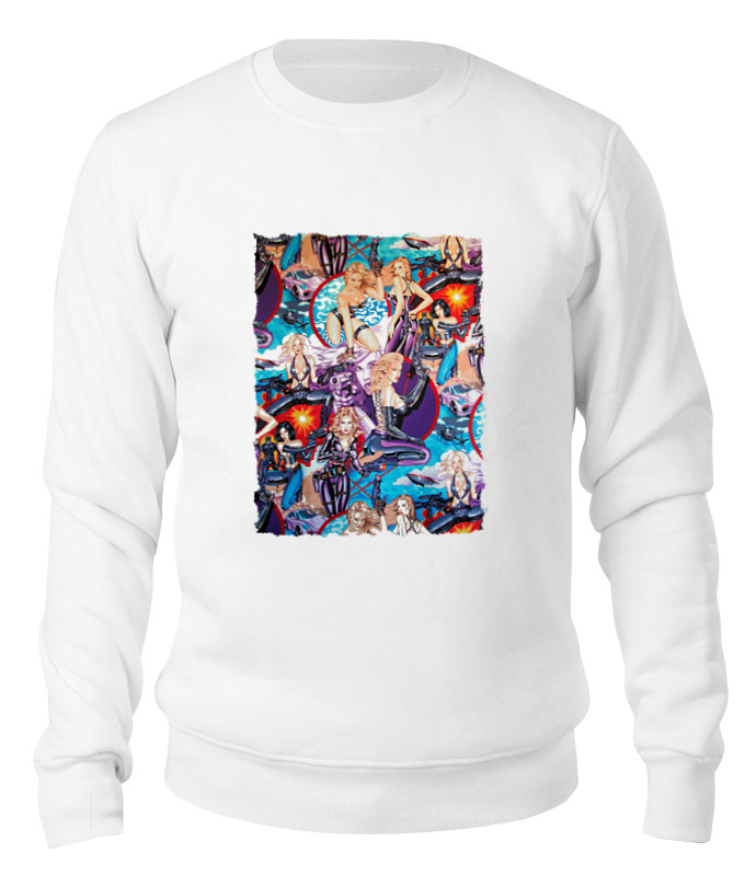 

Свитшот унисекс Printio New gunner girls белый XS, New gunner girls
