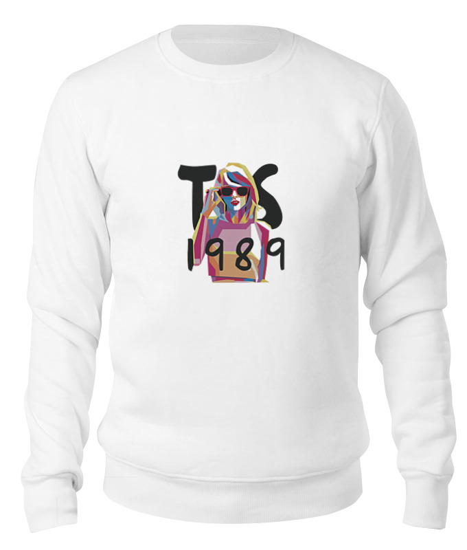 

Свитшот унисекс Printio Taylor swift белый XS, Taylor swift