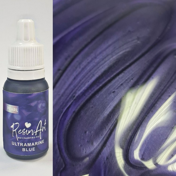 

Ultramarine blue PEARL (Перламутровый краситель для эпоксидной смолы ResinArt)
