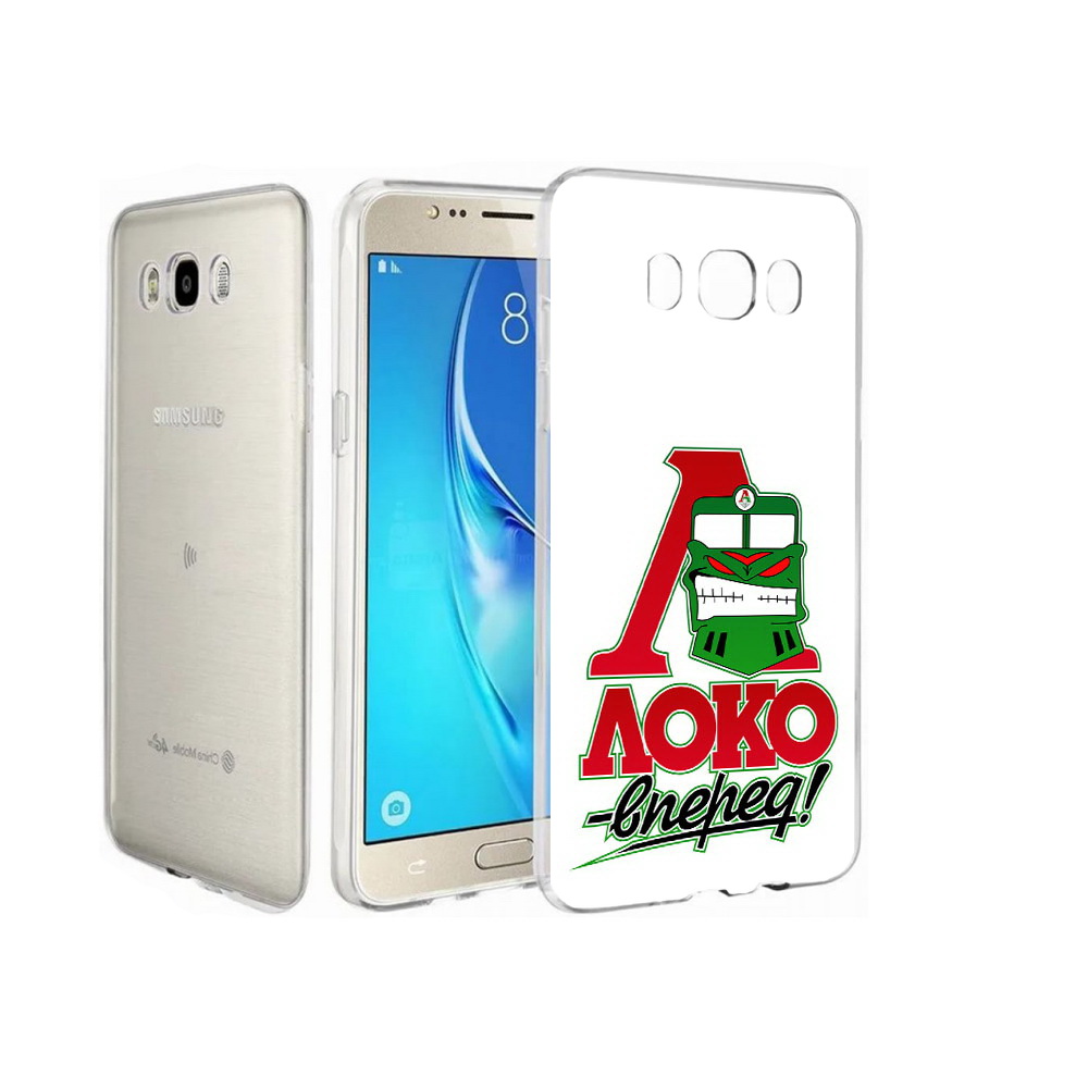 

Чехол MyPads Tocco для Samsung Galaxy J7 ФК локо вперед, Прозрачный, Tocco