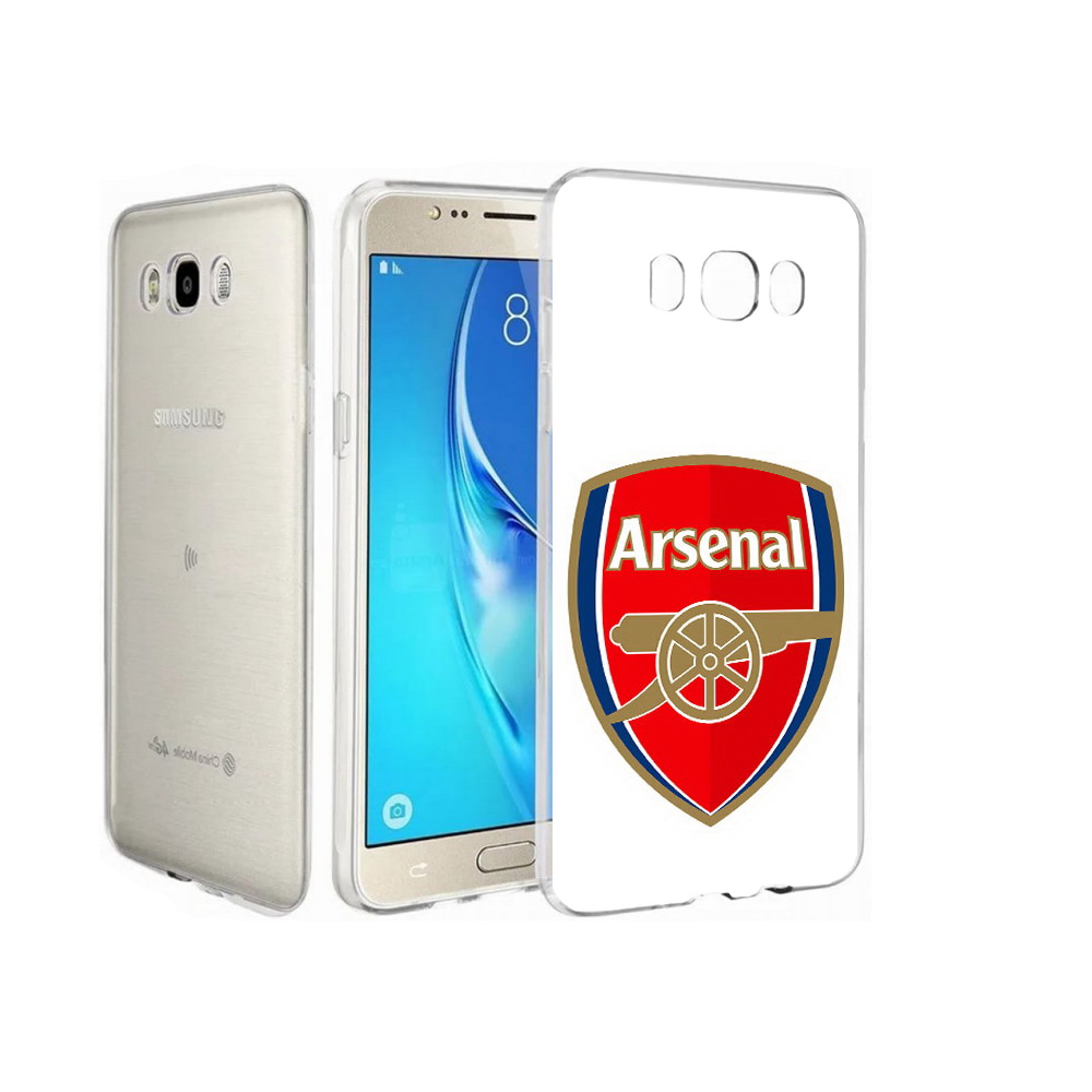 

Чехол MyPads Tocco для Samsung Galaxy J7 ФК Арсенал логотип, Прозрачный, Tocco
