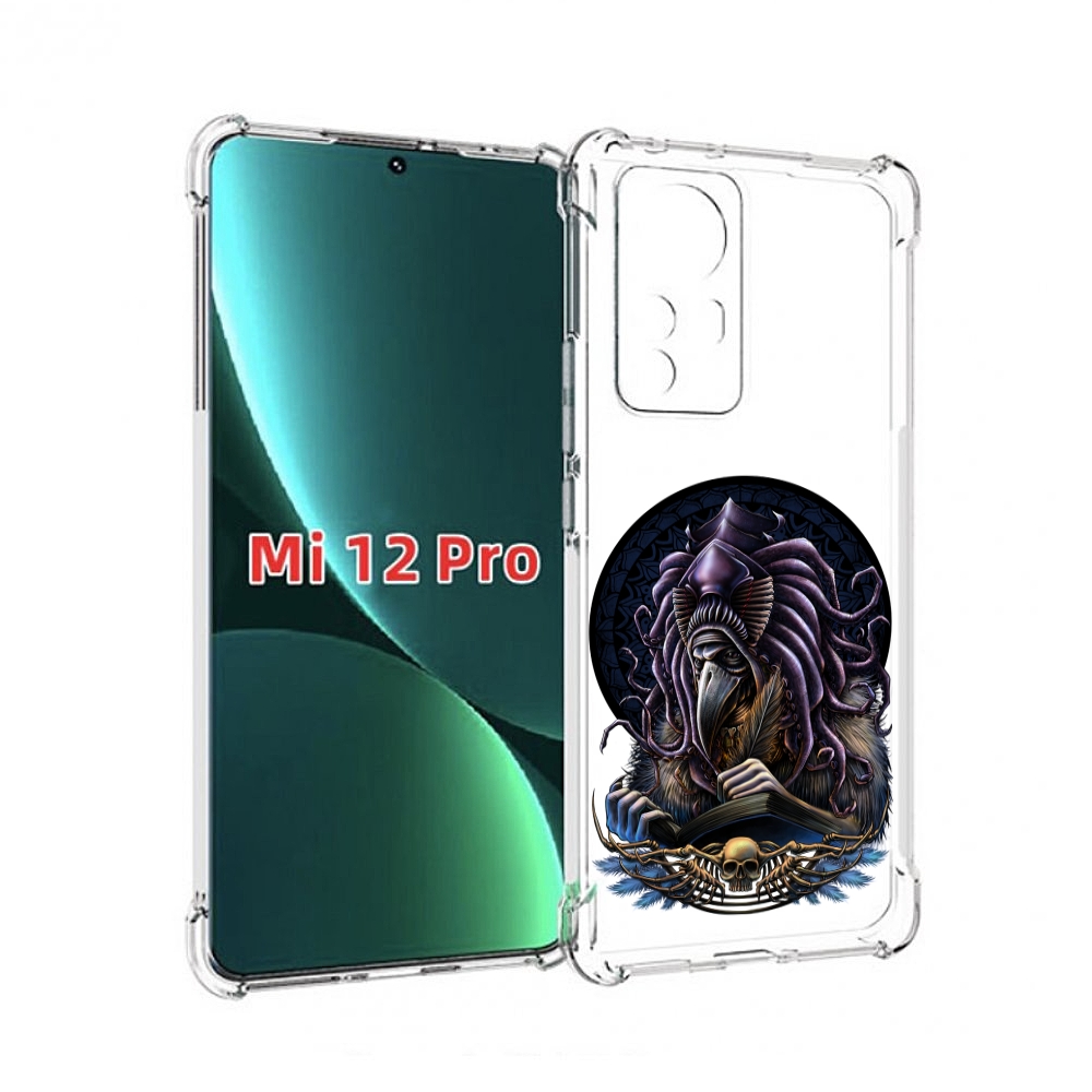 

Чехол MyPads умный ворон для Xiaomi 12S Pro, Прозрачный, Tocco