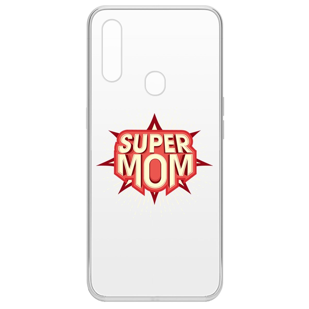 

Чехол-накладка Krutoff Clear Case Супер Мама для Oppo A31