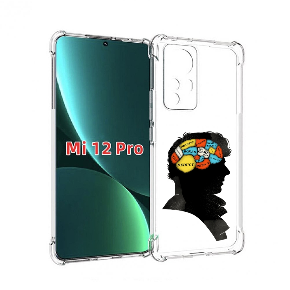 

Чехол MyPads темный рисунок для Xiaomi 12S Pro, Прозрачный, Tocco