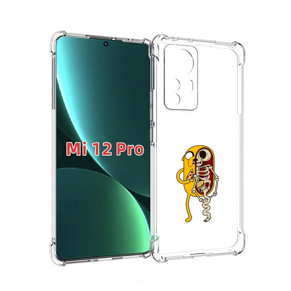

Чехол MyPads Джейк скелет для Xiaomi 12S Pro, Прозрачный, Tocco