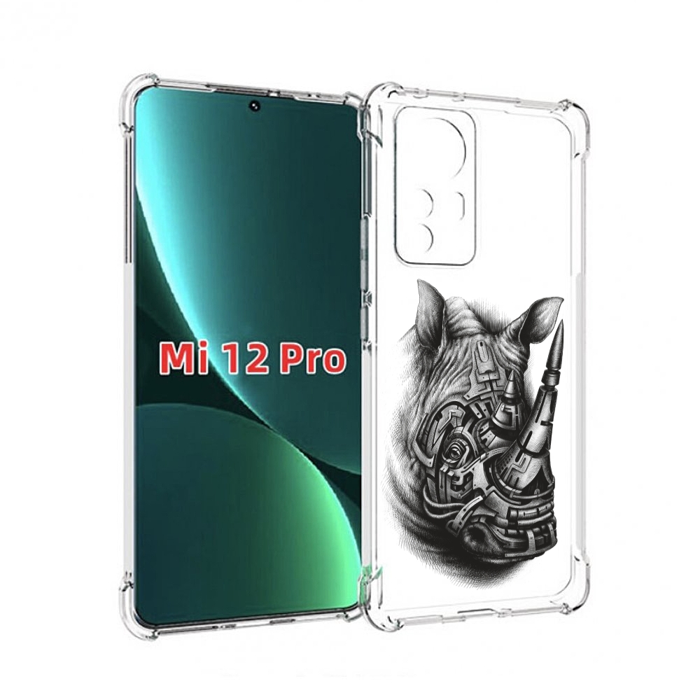 

Чехол MyPads стальной носорог для Xiaomi 12S Pro, Прозрачный, Tocco