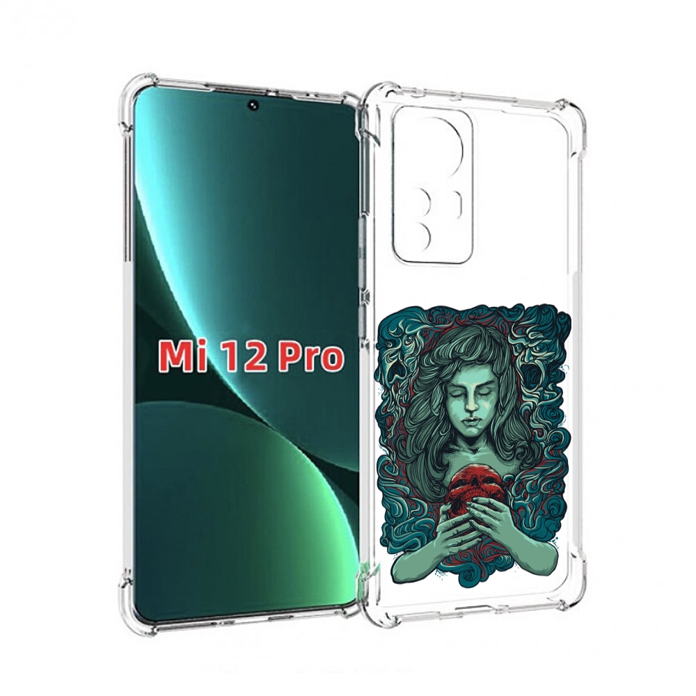 

Чехол MyPads спящая девушка для Xiaomi 12S Pro, Прозрачный, Tocco