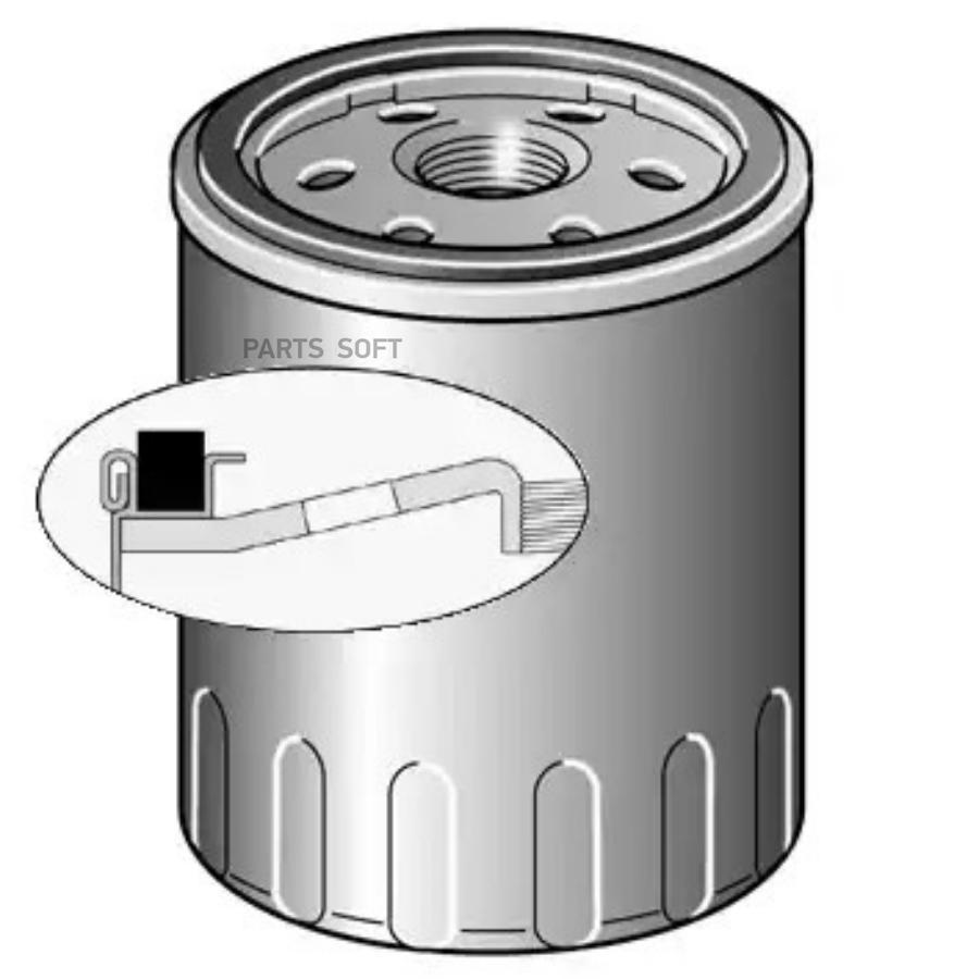 

Фильтр масляный o76мм h122мм 3/4 -16