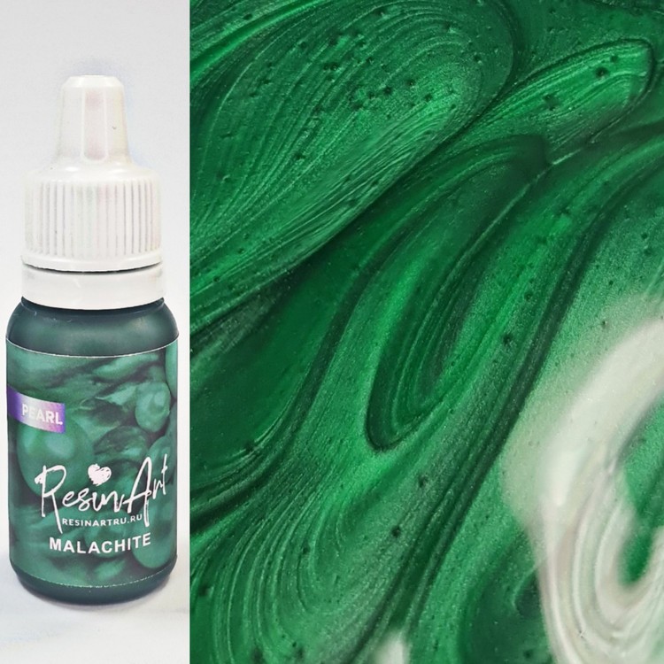 

Malachite PEARL (Перламутровый краситель для эпоксидной смолы ResinArt) RA-221121/021
