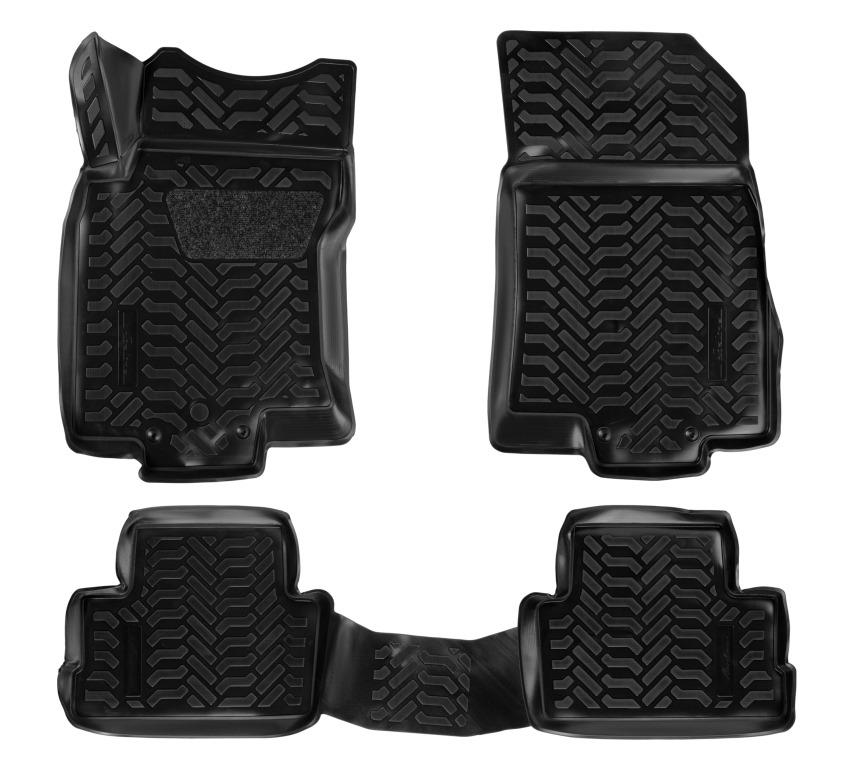 фото Ковры в салон для nissan qashqai ii компл. 4 шт., airline acm-ps-49