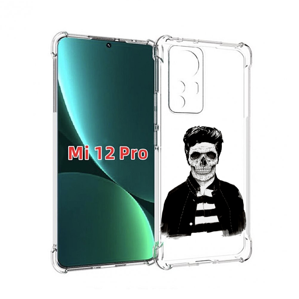 

Чехол MyPads скелет для Xiaomi 12S Pro, Прозрачный, Tocco