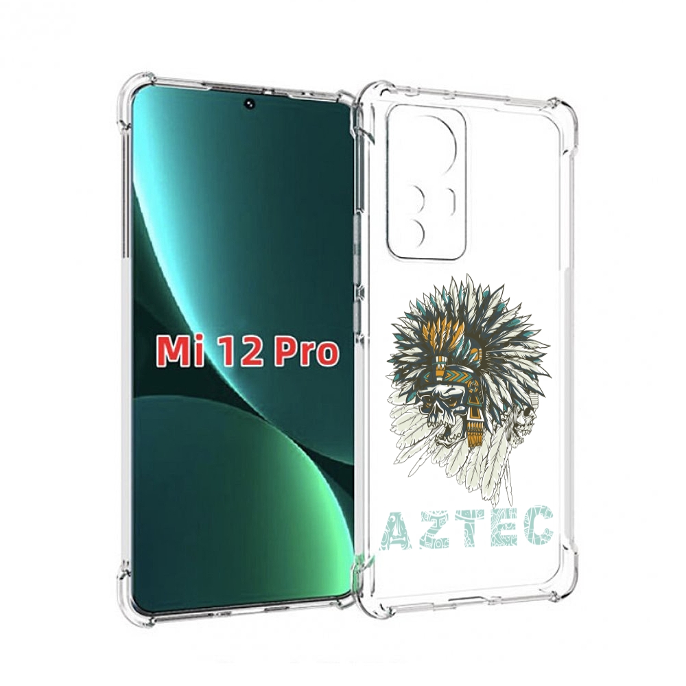 

Чехол MyPads скелет индеец для Xiaomi 12S Pro, Прозрачный, Tocco
