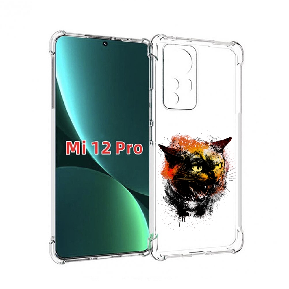 

Чехол MyPads сиамский кот для Xiaomi 12S Pro, Прозрачный, Tocco